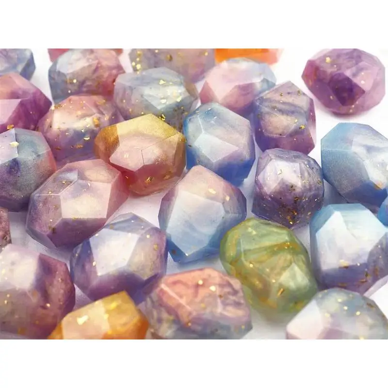 2026 Creative New DIY Crystal Irregular Stone Silicone Mold Geometric Faceted Gemstone Crystal Spar Ore Crystal Epoxy Resin Mold