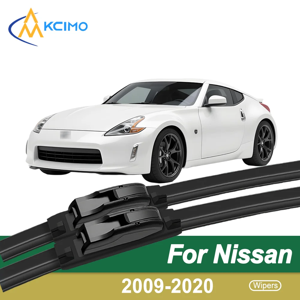 

Reliable 2-Pack Windshield Wiper Blades for Nissan 370Z Z34 2009–2020 All-Season Use Smudge-Free Clean Enhanced Driver Safety