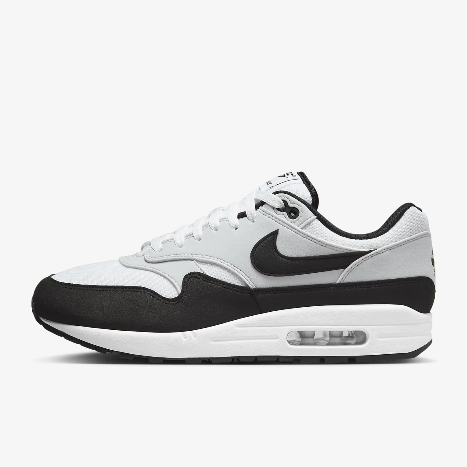 حذاء الجري Nike Official Authentic Air Max 1 للرجال ذو الرقبة المنخفضة المبطنة FD9082-107