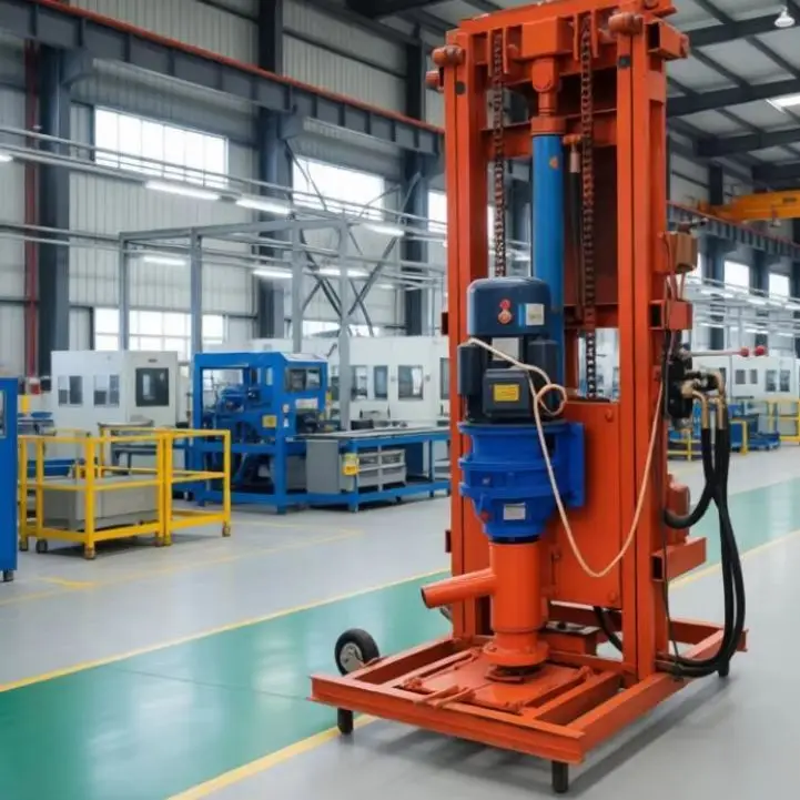 Customized Portable Hydraulic Water Well Drilling Rig Hot Sale For 100M Household Borehole