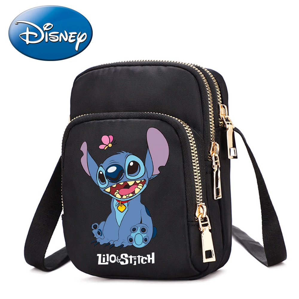 Bolso cruzado de punto para mujer, bolsa de hombro con estampado de dibujos animados de Disney, Kawaii, Y2K, regalos de cumpleaños