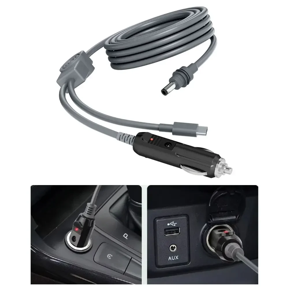 60W USB C To DC Power Cable For Starlink Mini Cigarette-Lighter Adapter Extension Charging Cord Power Supply For Starlink Mini