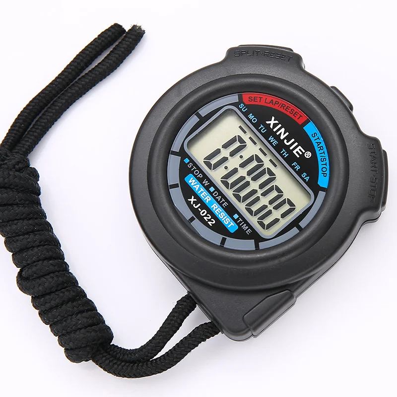20 قطعة ساعة توقيت جديدة مؤقت العد التنازلي الرياضة اللياقة البدنية مدرب الحكم السباحة مقاوم للماء
