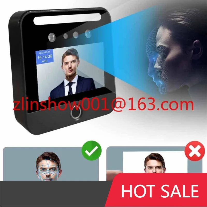 

Программное обеспечение TCP/IP Wi-Fi Запись времени 4G SIM AI Распознавание лиц Отпечаток пальца Машина контроля доступа по времени и посещаемости