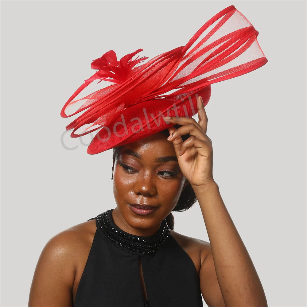Feather Derby Hat Flower Fasci - Vintage Fashion Hats review and price