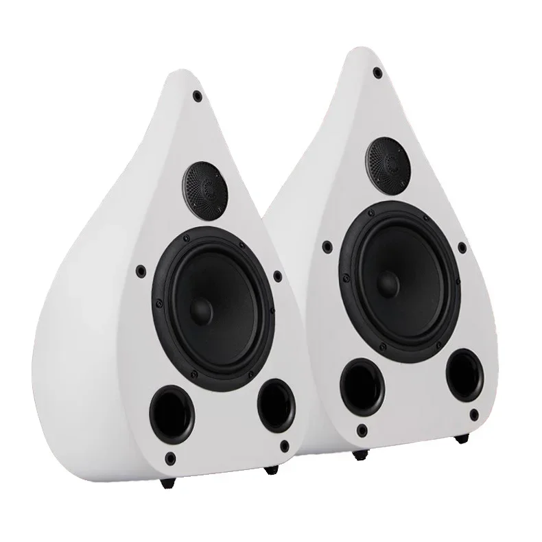 Custom Styles-Xmsj-D-6 HIFI Speaker Bookshelf Subwoofer Speaker Plastic Case Active / Passive None-Battery Lossless