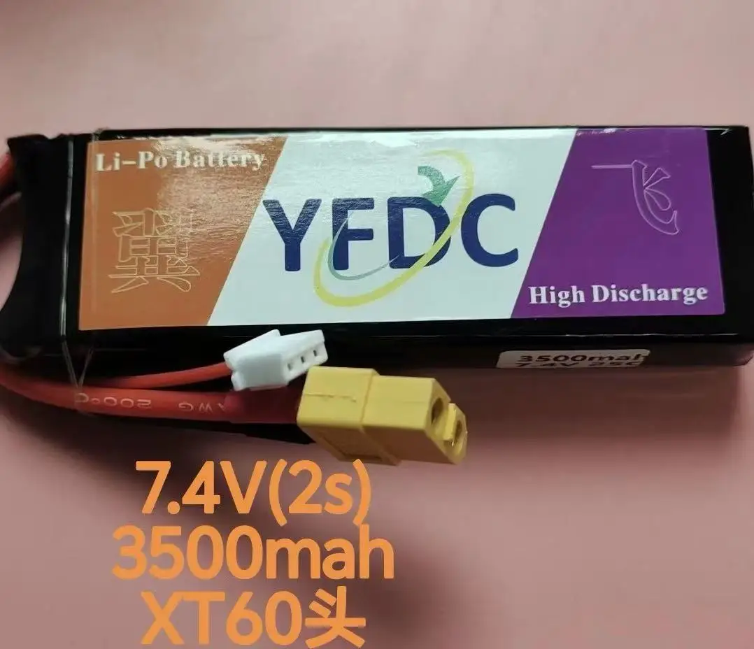 

НОВЫЙ аккумулятор для 803396 7,4 В 2S 25C 3500 мАч XT60 102/33/17 мм высокоскоростная модель автомобиля самолета