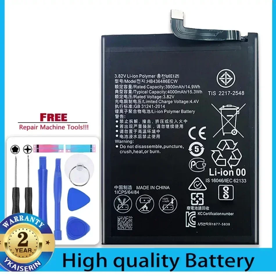 اتش بي 436486 بطارية ECW 4000mAh لهاتف هواوي ميت 10 ميت 10 برو /P20 برو AL00 L09 L29 TL00 بطاريات Bateria + أدوات
