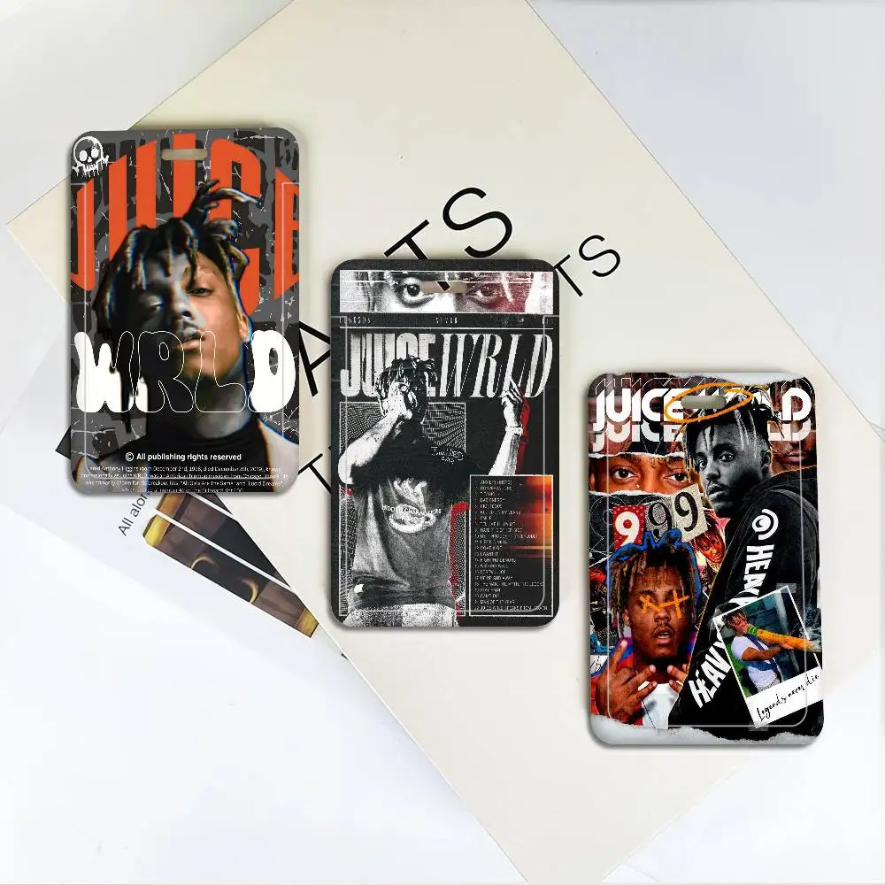 Hip-Hop J-Juice W-WRLD Lanyard For Keys Chain Credit Card Cover Pass Charm Straps ID Badge Holder Key Accessories Gifts