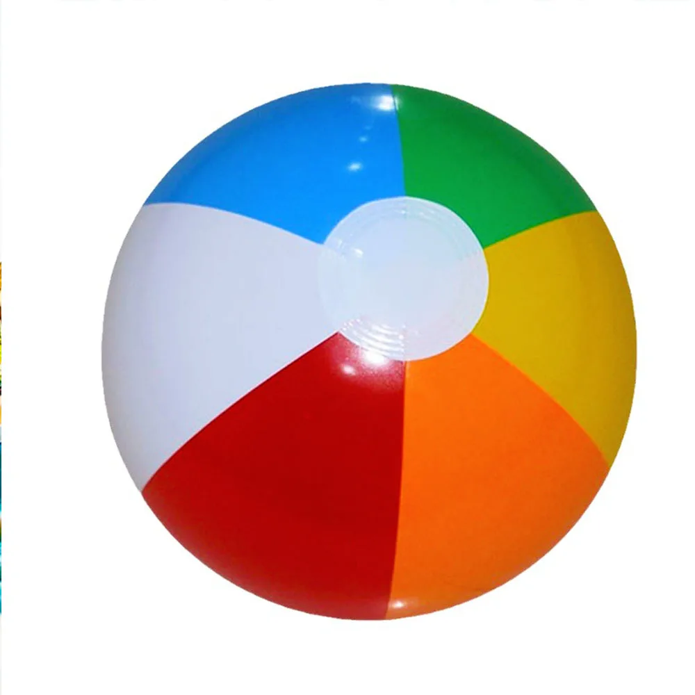 Aufblasbarer Wasserball, 6 Farben, PVC-Wasserspielzeug für Pool, See, Party, Sommerspaß, zwei Größen, manuelle Pumpe