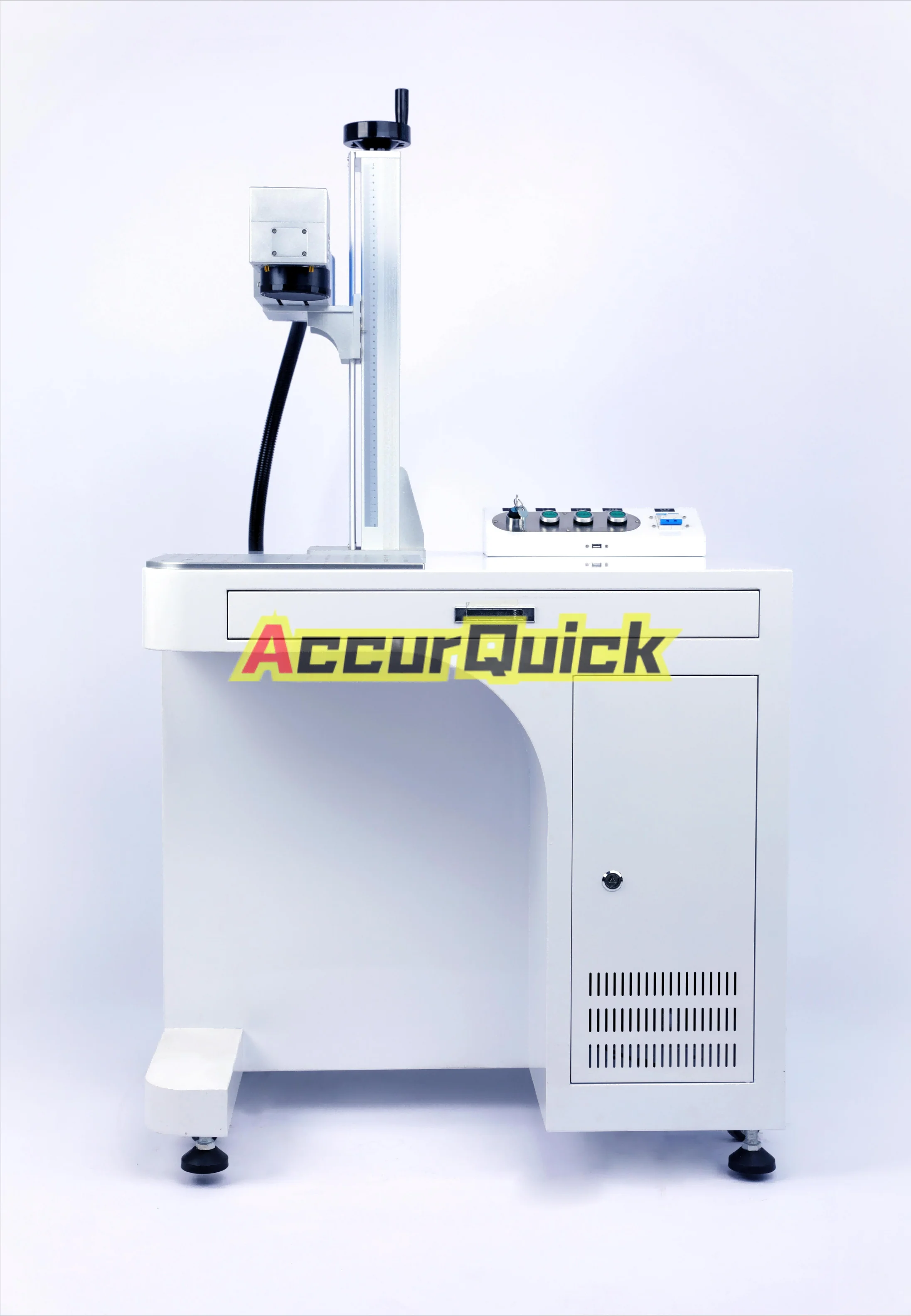 Air Cooling 20W Fiber Laser Marking Machine Metal Laser Printing Machine Plastic Laser Marker