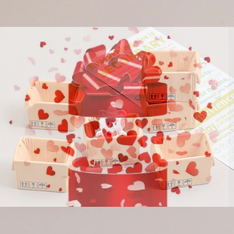 【BS】3 szt. Mini Kartonowe Pudełka Ekspresowe 1:12 Miniaturowe Pudełka z Żywicy do Domku dla Lalek, Zestawy Mebli Dekoracyjnych, Zabawki na Prezent Świąteczny