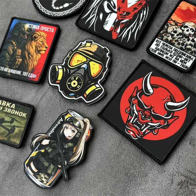 Parche militar con insignia de moral MOLLE y velcro para ropa - imagen 4