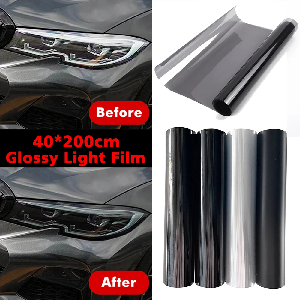 Car Headlight Taillight Smoke Black Tint Vinyl Film Foil Sticker Premium Quality Film on Headlights Accessories Car Body Film