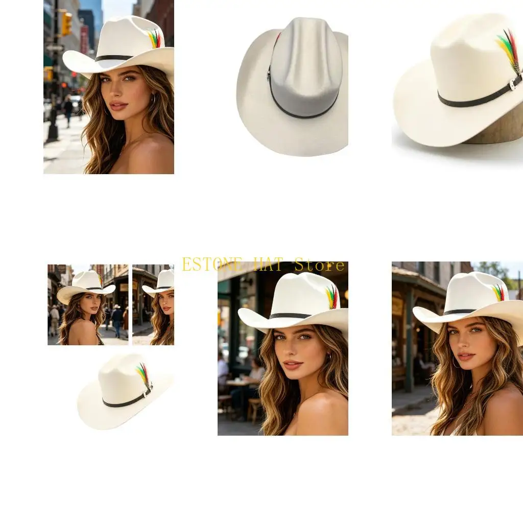 49MF Wool Fedoras Hat Breathable Material Comfortable Fit For Daily Wear Travel Outdoor Activity And Special Event