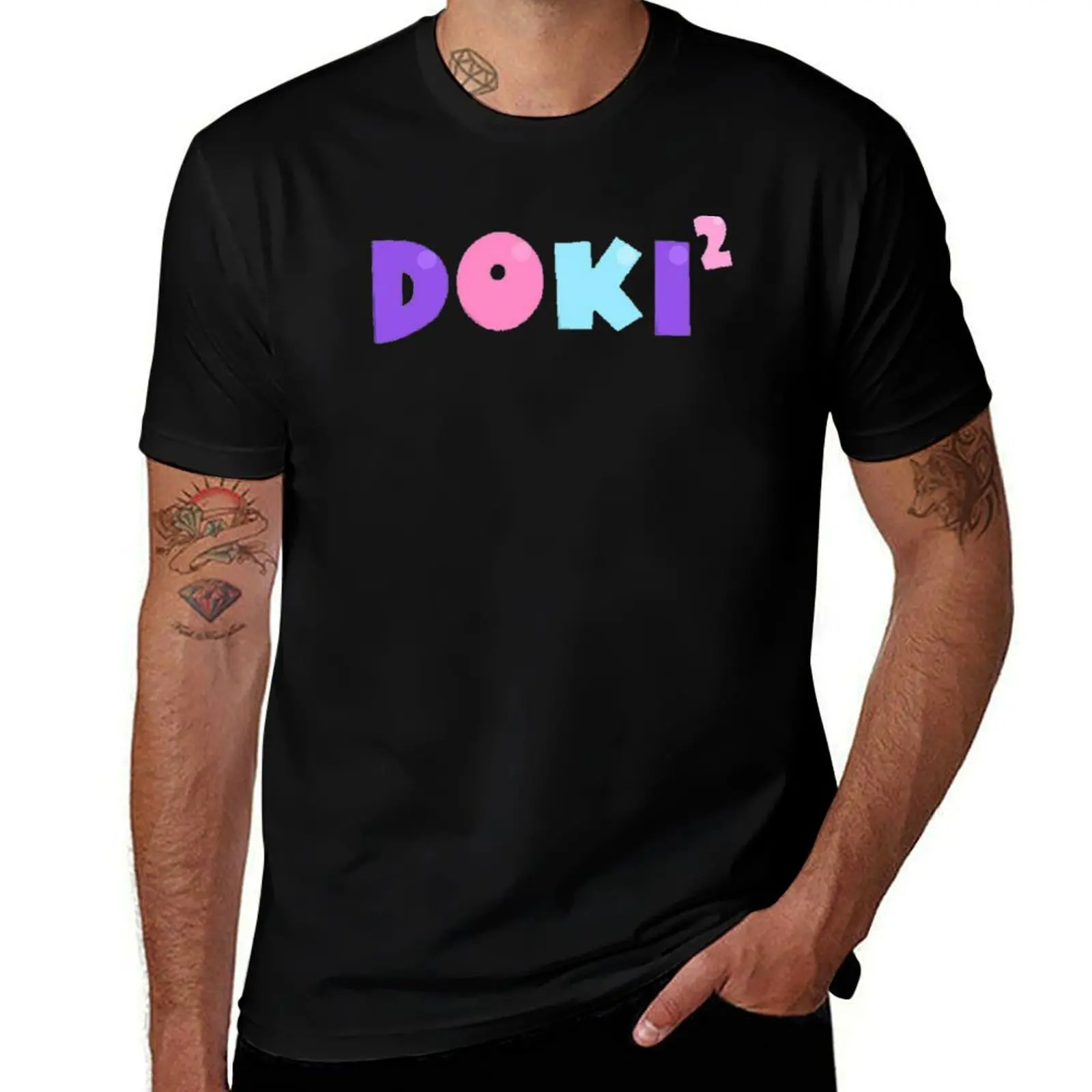 

Doki Squared T-Shirt man t shirts high quality luxury brand mens graphic t shirts