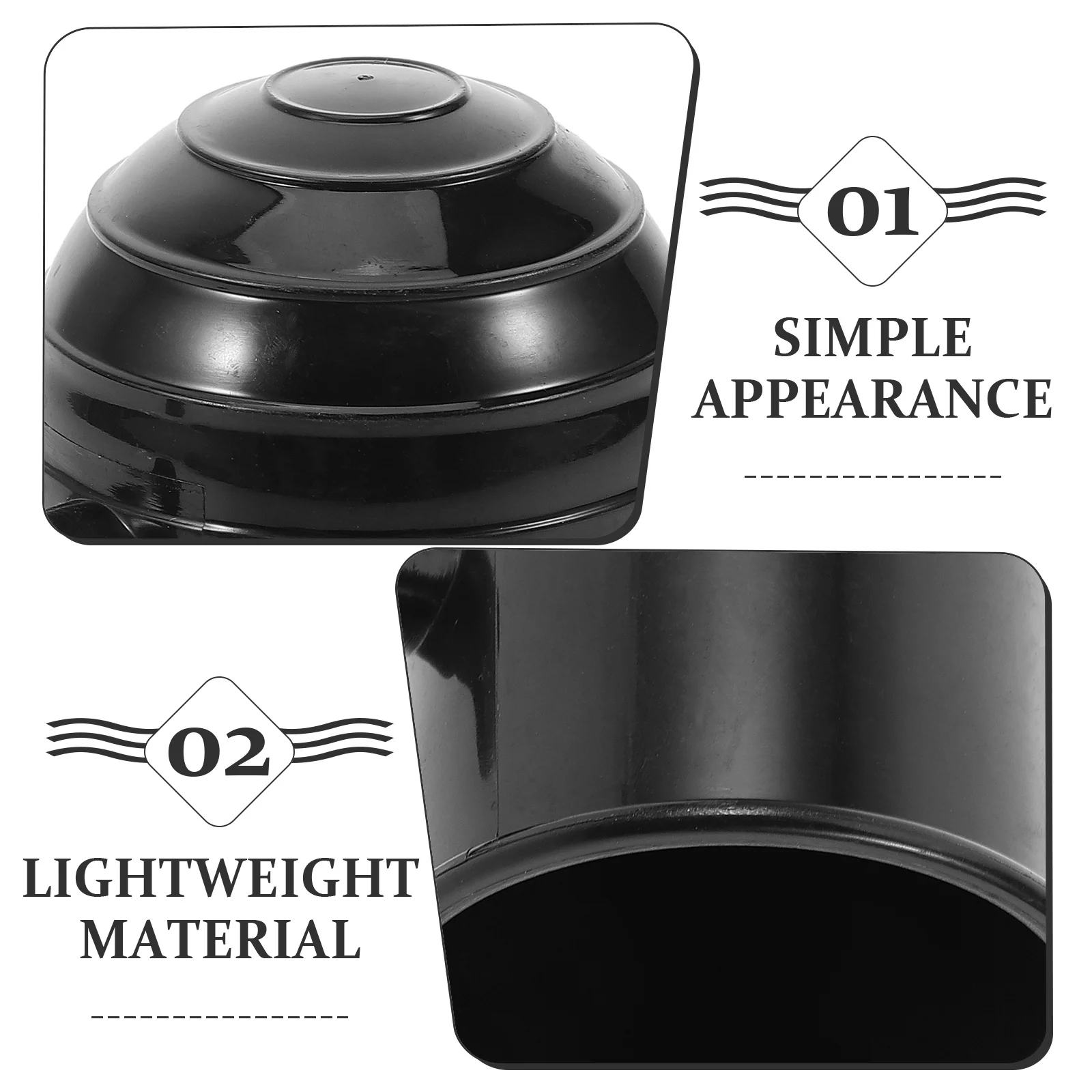 

Trailer Hitch Ball Cover Plastic Protective Cap for Rv Off Road Vehicle Weatherproof Easy Install Secure Fit Tow Hitch