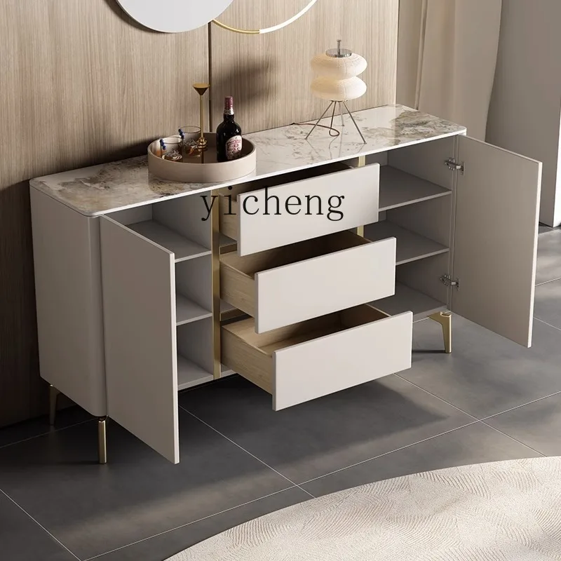 XC Sideboard Cabinet Modern Minimalist Water-Based Paint Storage Cabinet Locker Storage Cabinet Tea Cabinet Entrance Cabinet