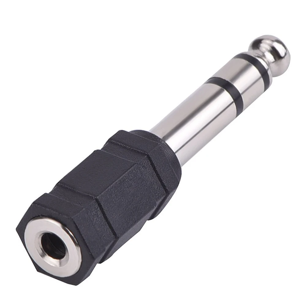 

15pcs Audio Adapter 6 5mm to 3 5mm Microphone Connector Plug Cable Earphone Socket Converter Adaptor Male Female Stereo