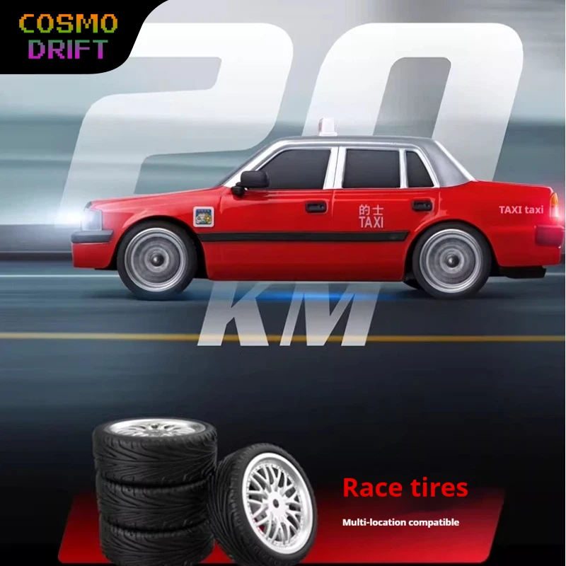 

New MN Model MN 38 RC Drift Car 1:16 Scale Hong Kong Taxi Full Proportional Sedan Rear Drive Self Stabilizing Gyro Toy For Kids