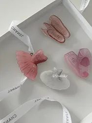 Ins Ballet Dance Expandable Phone Holder Grip Finger Ring Support Anti-fall Foldable Phone Ring Bracket Desktop Socket Cute