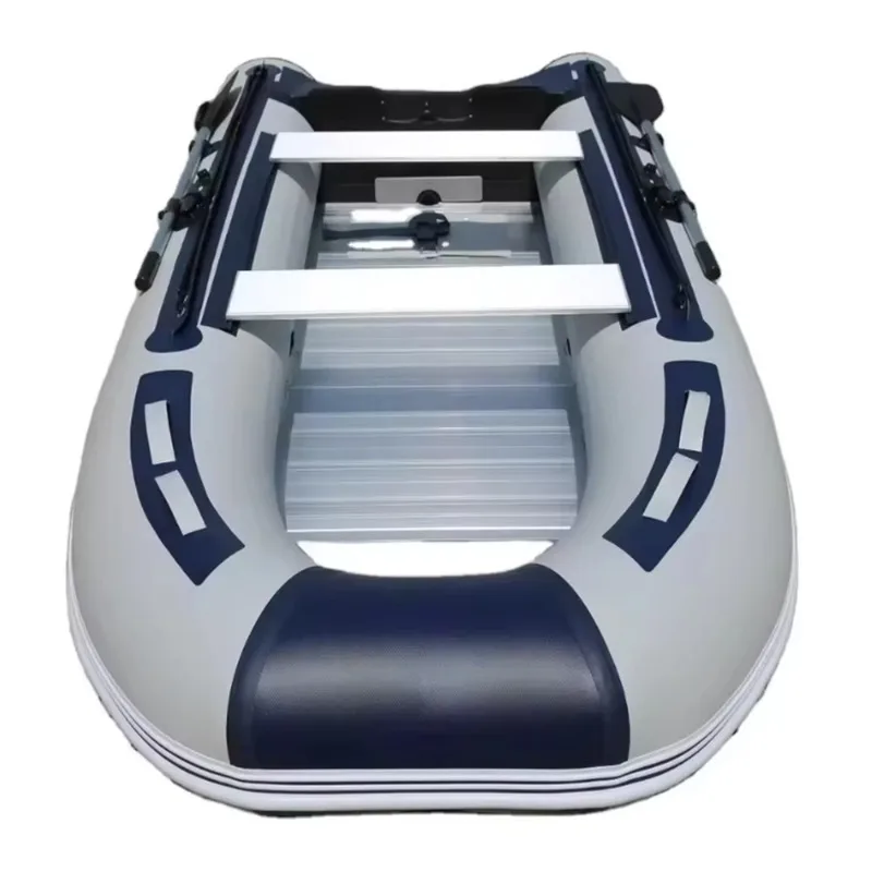 Aluminum Alloy Floor Boat Thickened Kayak Wear-Resistant PVC Inflatable Fishing Boat Rescue Pontoon Boat