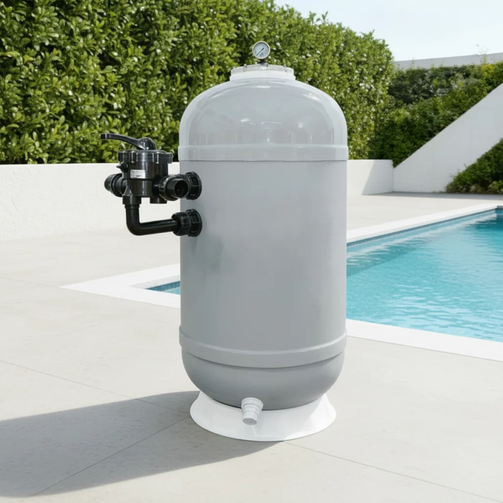 910mm Industrial Fiberglass Sand Filter 1500mm Height 2