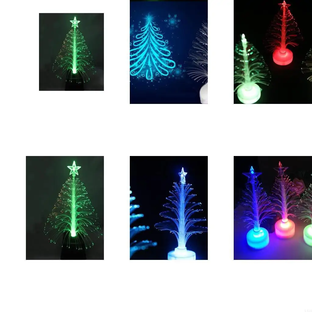 L43A LED Optical Christmas Tree Xmas Home Decorations Lights New Year For Home