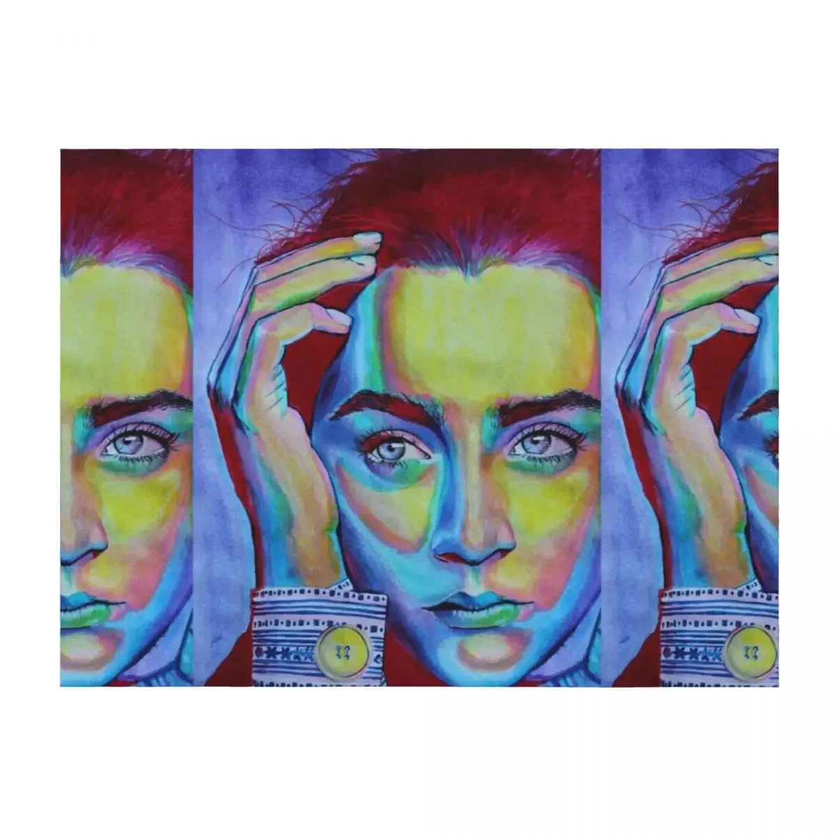 

Одеяло Saoirse Ronan, одеяло для дивана, манга, роскошное утолщенное одеяло для декоративного дивана, одеяла