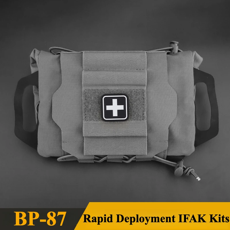 

Detachable Outdoor Medic Kit Bag Compartment Rapid Deployment Tactical Outdoor Medical Emergency Kit Stroage Pouch