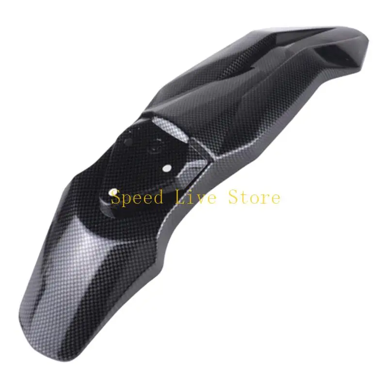 547C Front Fork Area Mudguard for MX3/MX4 Dirt Bike, Single Body Wheel Cover with Mount Base and Clean Front Profile