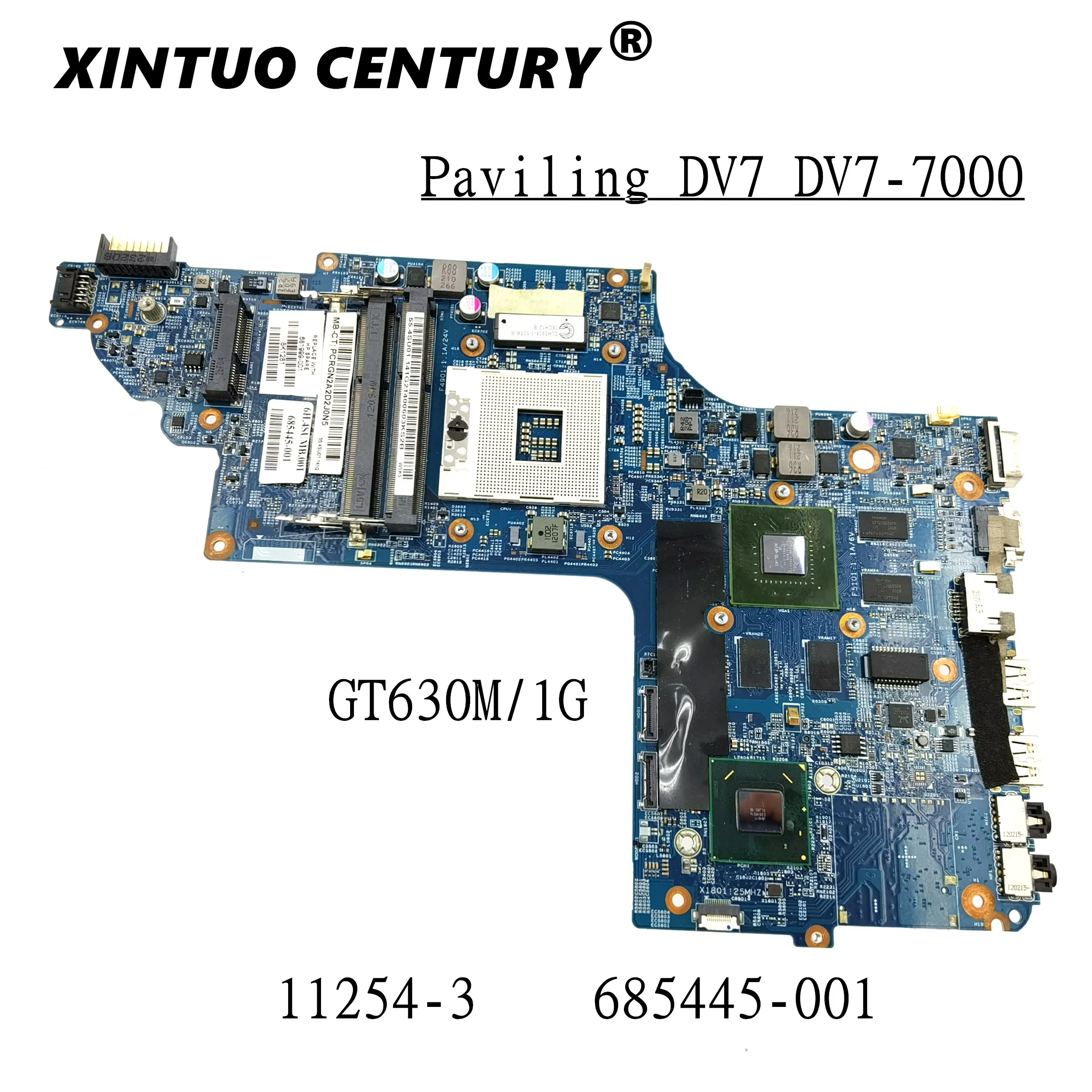 

681999-001 681999-501 For HP DV7 DV7-7000 Laptop motherboard 685445-001 11254-2 48.4ST10.031 HM77 GT630M/1G 100% working well