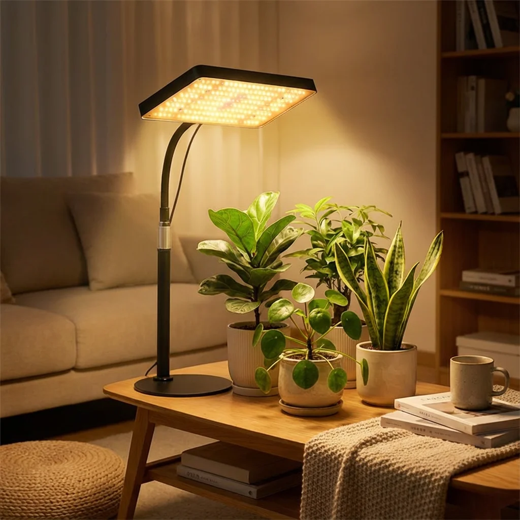 

Настольная лампа для растений, полный спектр, 256 светодиодов, автоматический таймер 3/6/12 часов и регулировка высоты, для проращивания семян