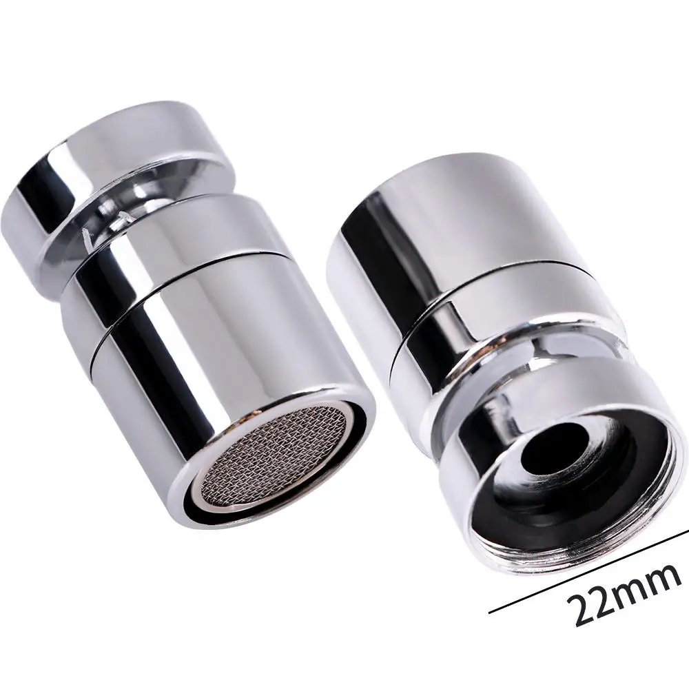Chrome Finish Brass External Thread Kitchen Faucet Sprayer Attachment Bidet Faucet Aerator Female Water Saving