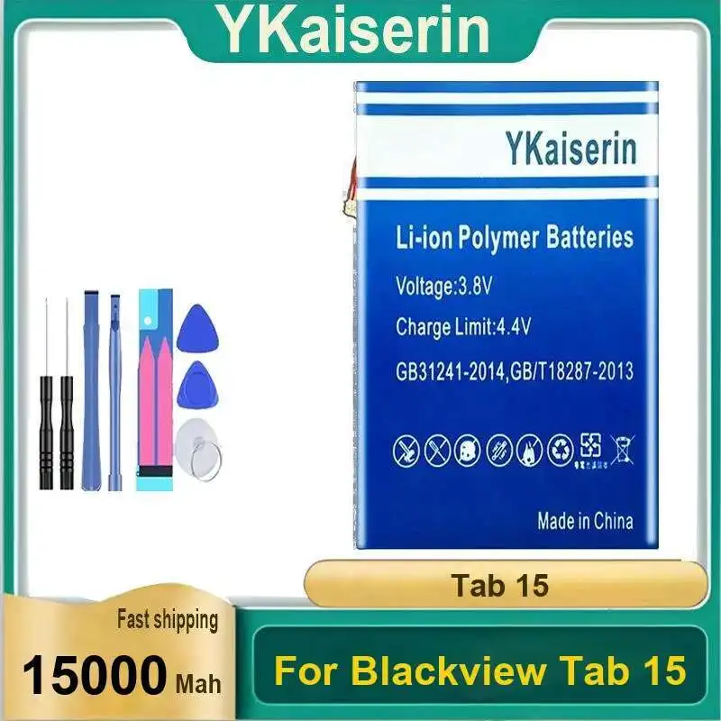 

15000Mah For Blackview Tab 15 Reliable Power Tablet Battery