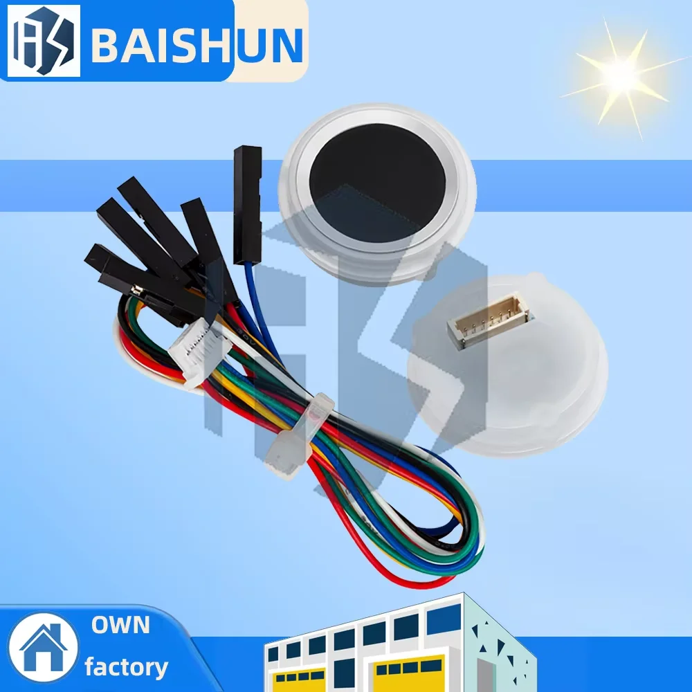 مستشعر بصمات الأصابع للأنظمة المدمجة: SFM-V1.7 UART البيومترية بالسعة - التحكم في الوصول / IoT جاهز