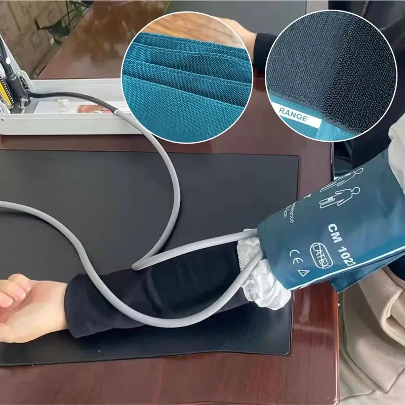 

High Quality NIBP Cuff for Adult Arm 25cm-35cm Single Double Tube with Connector Hose Factory Wholesale Stock Pressure Cuff
