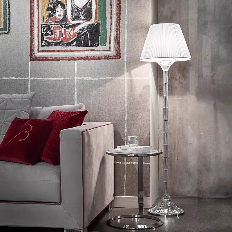 Modern Minimalist Floor Lamp Suitable for Living Room and Bedroom French Style Bedside