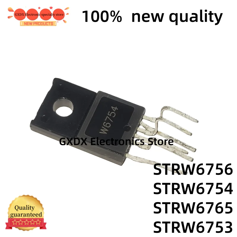 5-10pcs STRW6754 W6754 STRW6753 W6753 STR-W6756 W6756 STRW6756 STR-W6765 W6765N STRW6765 TO-220F-6 power module in stock