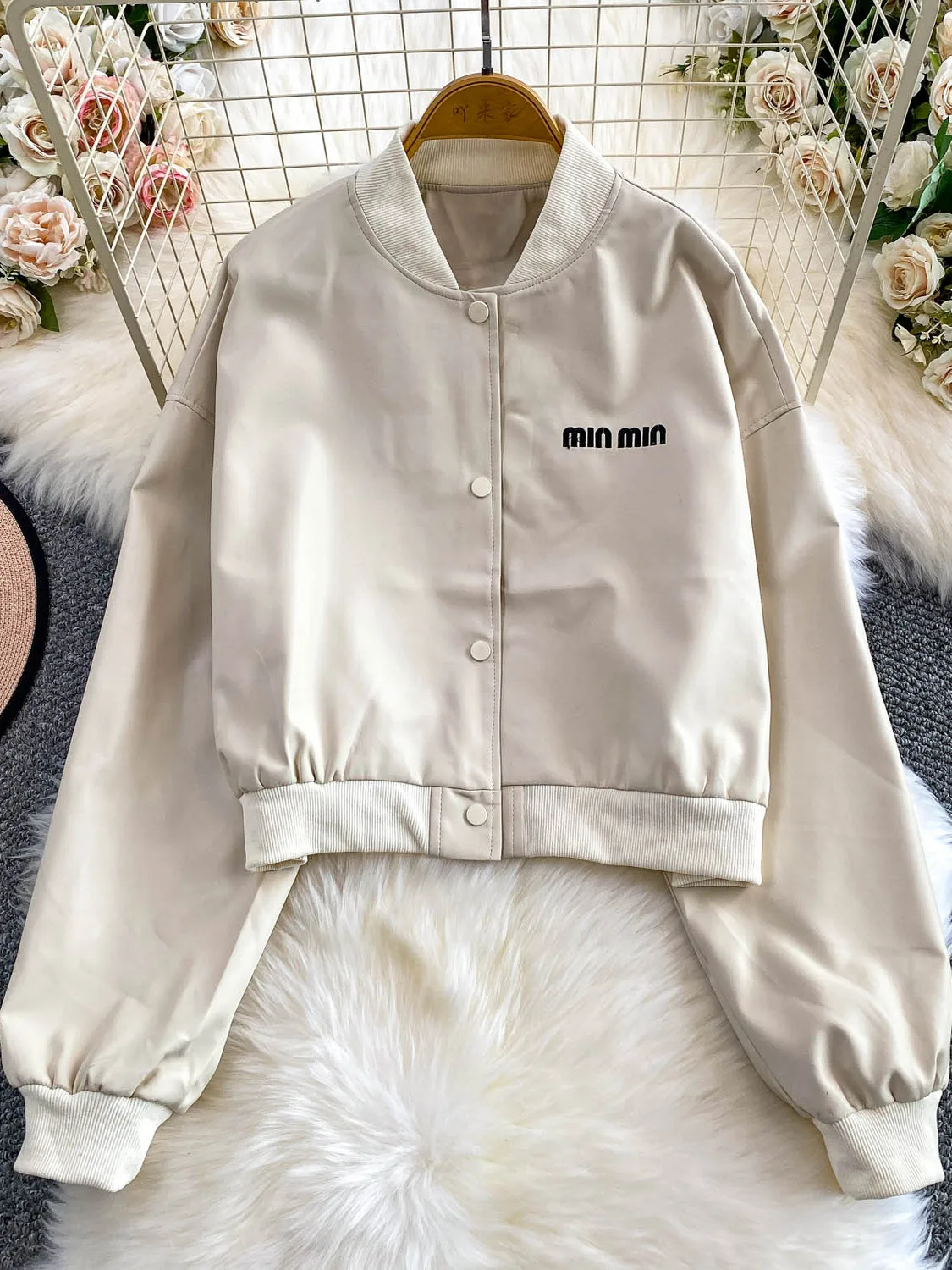 Retro American Sle Biker Or da donna in pelle PU Jaet colletto alla coreana cappotto antivento Faionable autunno inverno Top