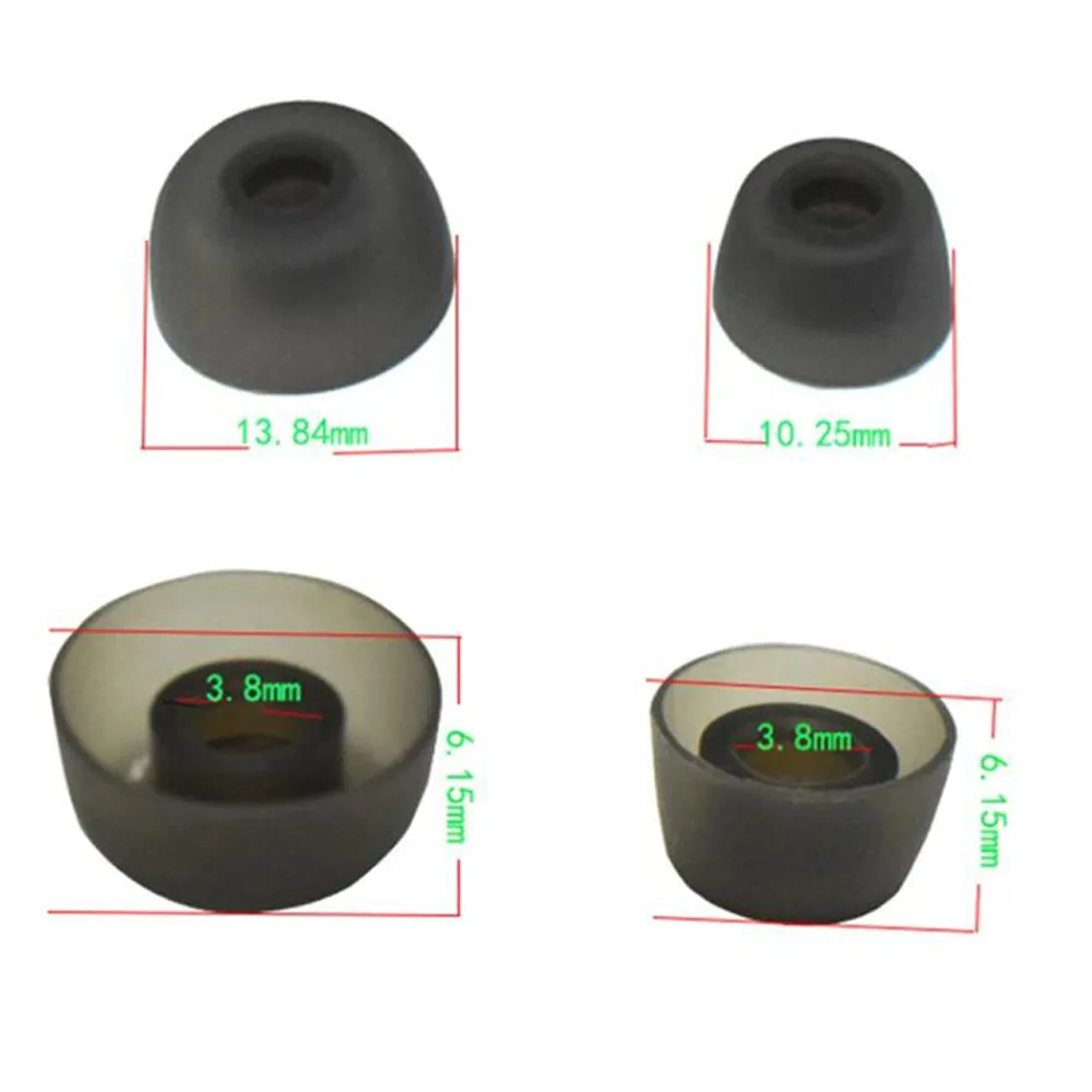 1/2 คู่ซิลิโคนหูฟังหูฟังไร้สายหูฟังสําหรับ Jabra Elite 75 T/65 T/Active/กีฬา Evolve เปลี่ยนชิ้นส่วน