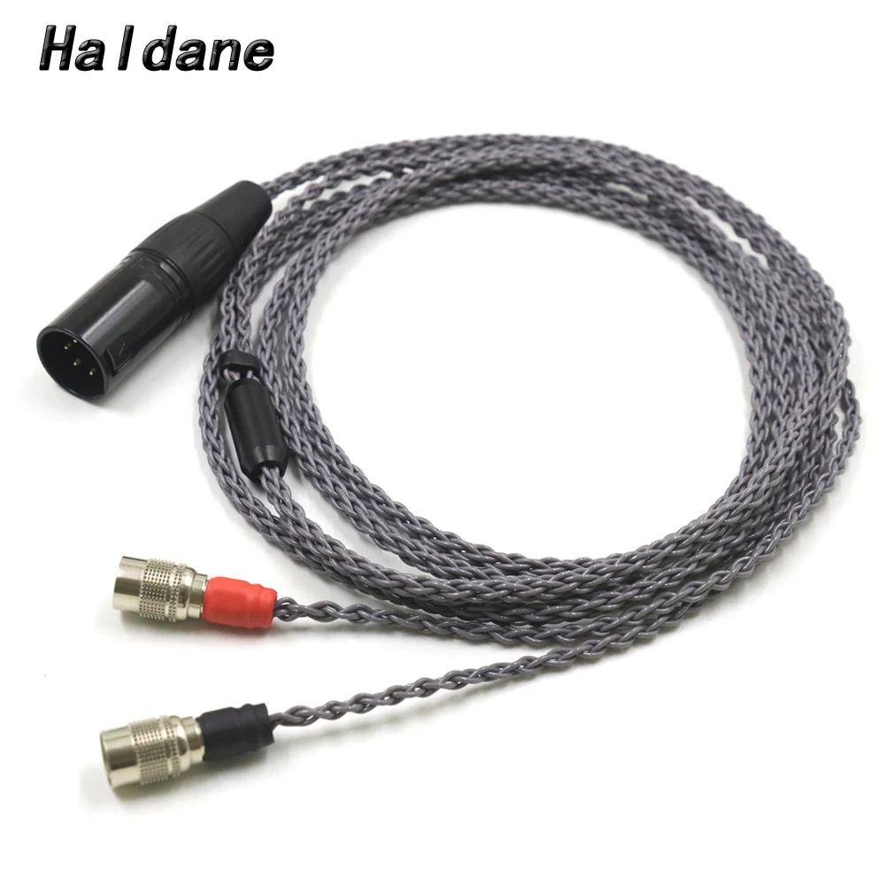 Haldane GrayJelly High-end Taiwan-7N Litz Headphone Replace Upgrade Cable for Dan Clark Audio Mr Speakers Ether Alpha Dog Prime