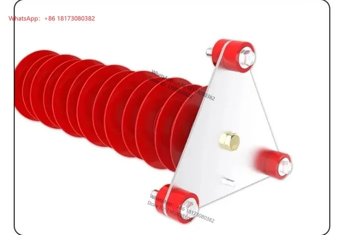 Power station type zinc oxide lightning arrester 35KV high-voltage HY5WZ-51/134 distribution type silicone wind power generation