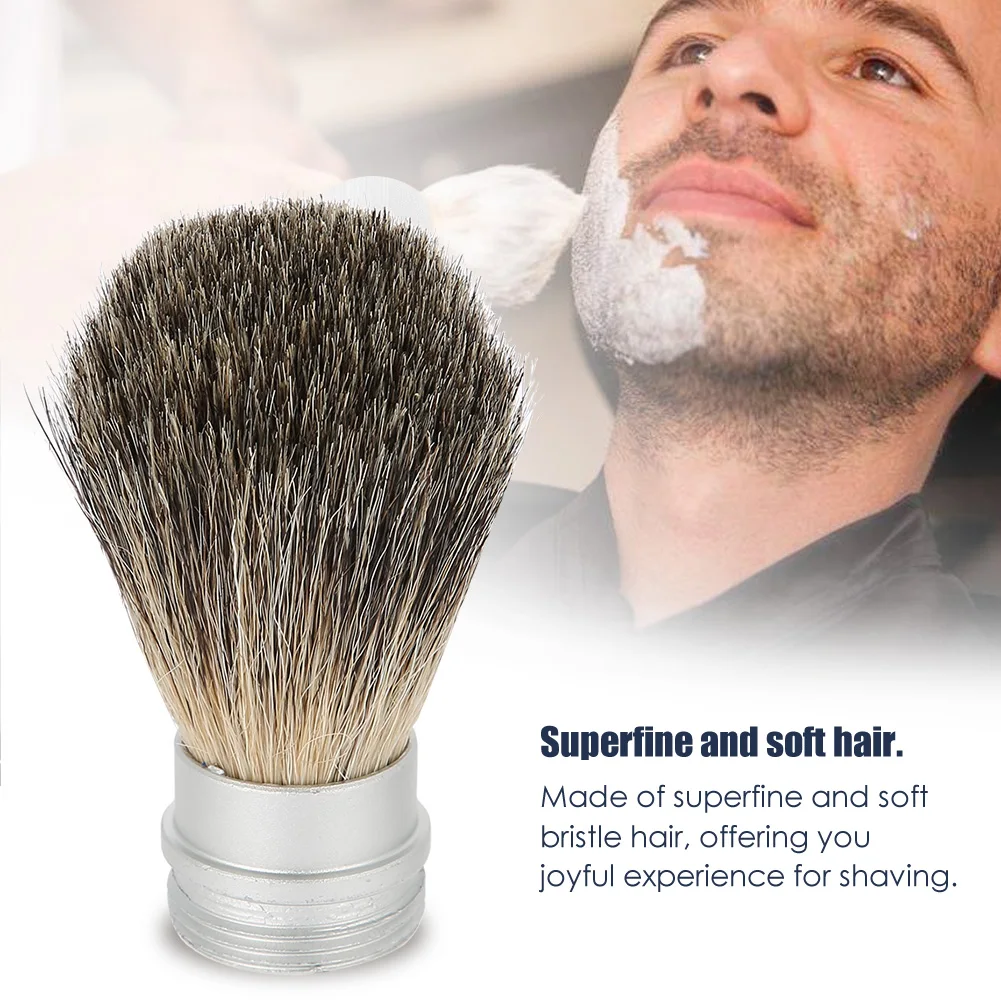 Portable Beard Care Brush Beard Shaving Tool for Men Household Best Bristle Hair Brush Mustache Brush