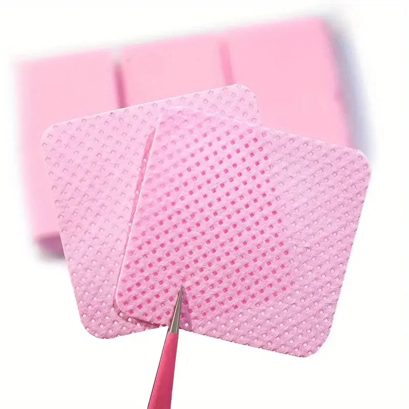 20-200 pezzi salviette per unghie senza pelucchi tamponi per rimozione colla per ciglia tampone di pulizia non tessuto multifunzionale strumenti per la pulizia del trucco di bellezza