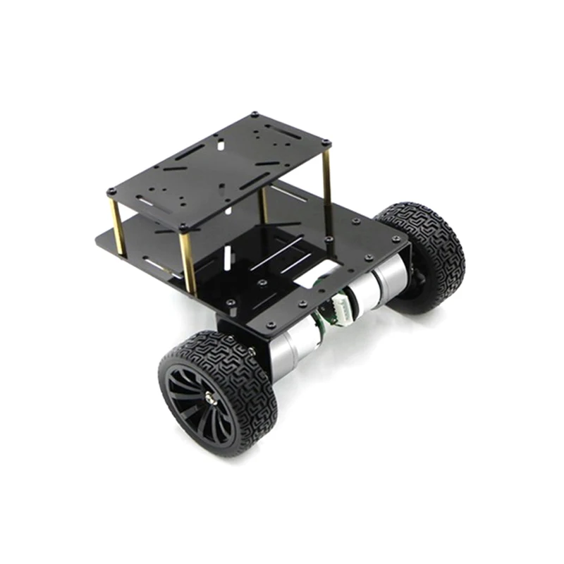 3WD Robot Car DC / Stepper Motor Speed Measurement Line Tracking Car Chassis For Arduino Raspberry Pi Programmable Robot DIY Kit