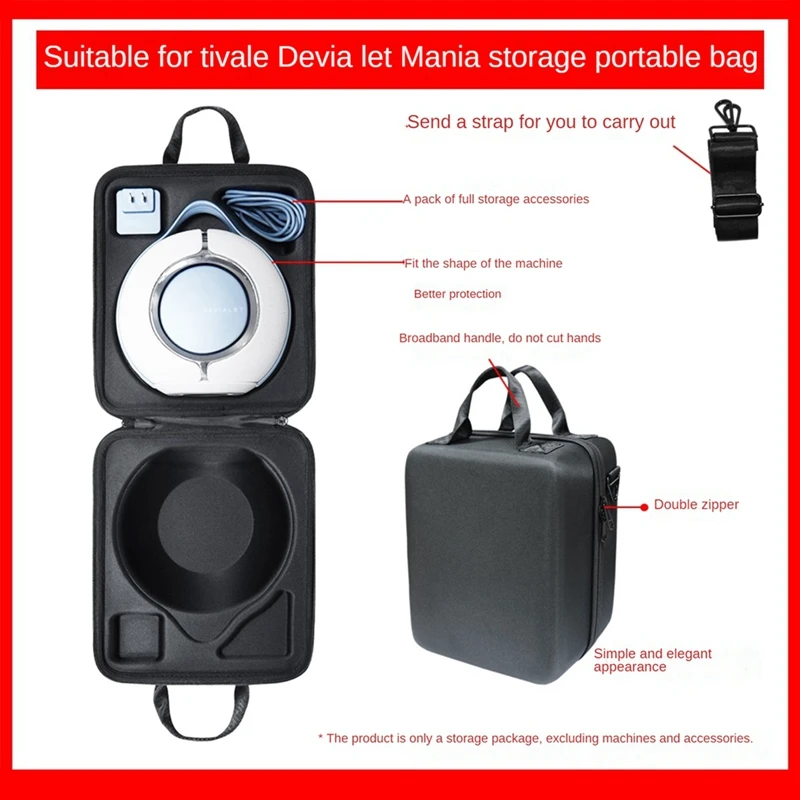 Portable Travel Case Speaker Storage For Devialet Mania Speaker Protection Bag Protective Shell Protective Cover