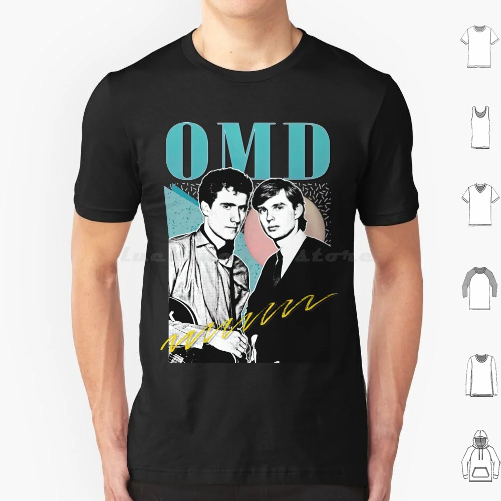 Omd Original Retro Tribute T Shirt Cotton Men Women Diy Print Omd 1980S Darkwave Erasure Music For The Masses New Wave