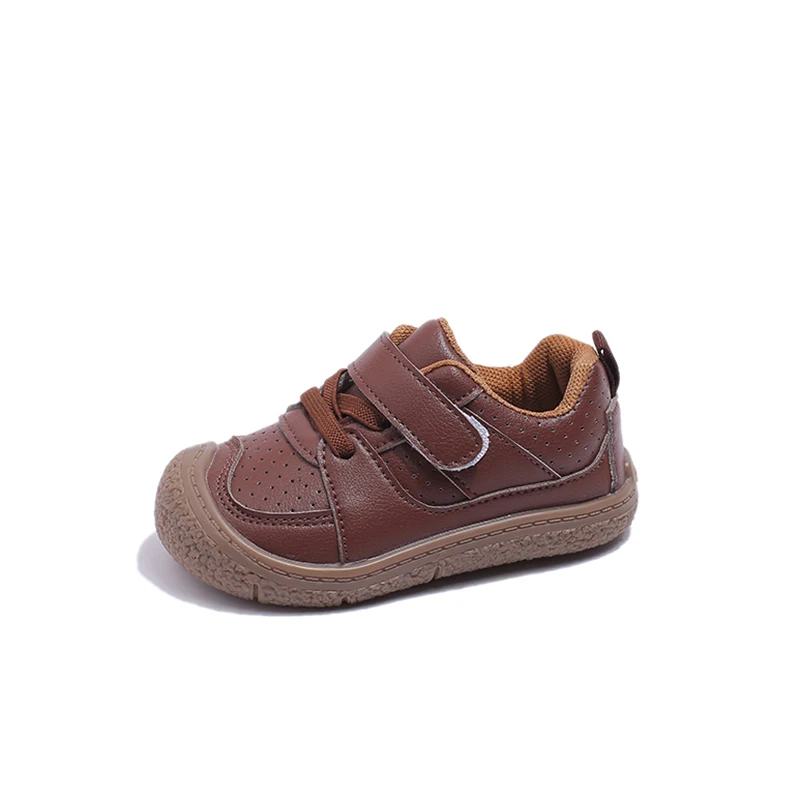 Nuove scarpe sportive per ragazze antiscivolo Hook & Loop Kids Fashion Casual Boys scarpe Casual versatili Soft Hook & Loop Sneakers per bambini