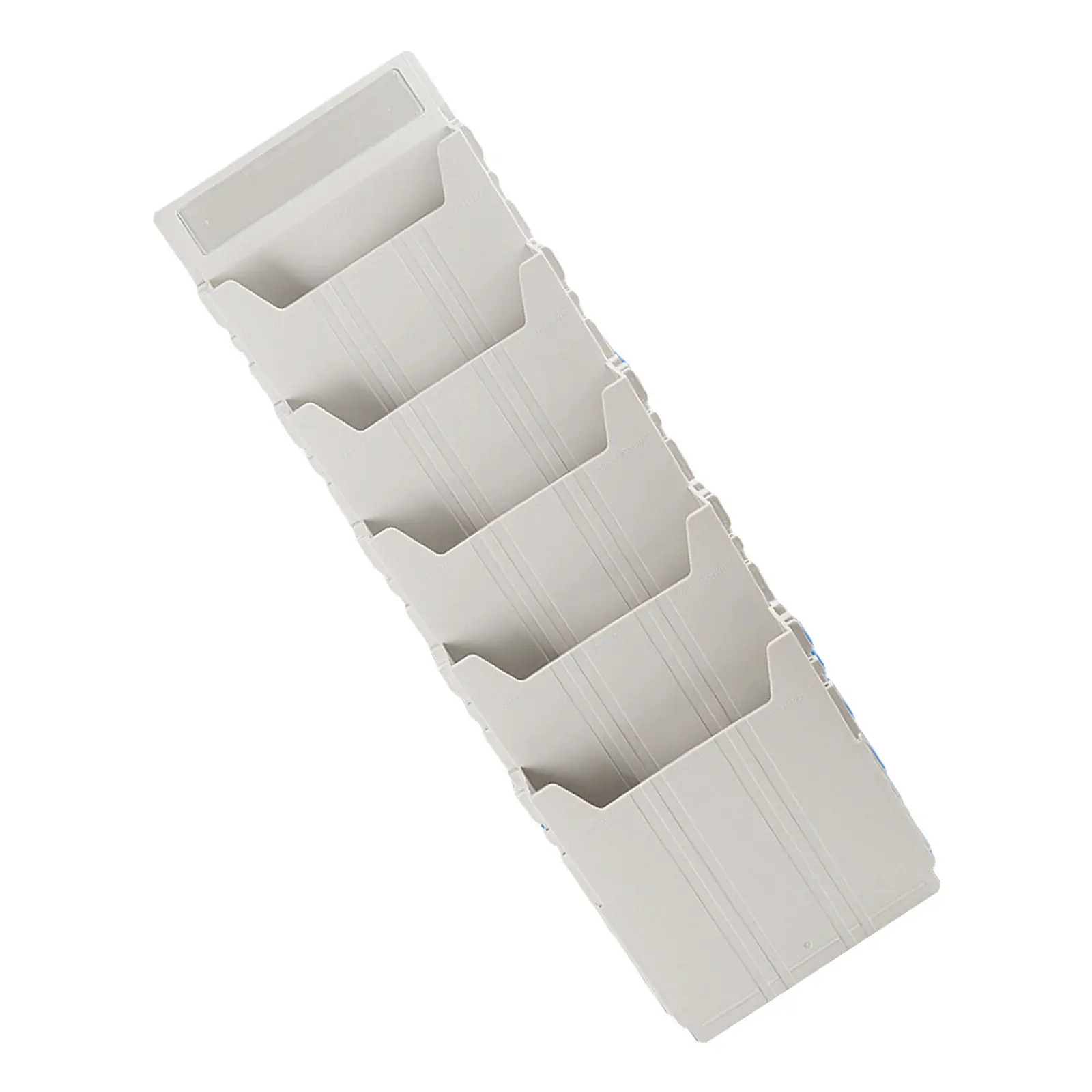 

Настенная полка для файлов с 5 регулируемыми отделениями, расширяемый подвесной органайзер для документов, держатель для журналов, подставка для хранения документов